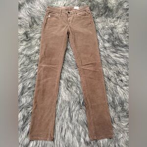 AG Adriano Goldschmied Brown Straight Leg Jeans